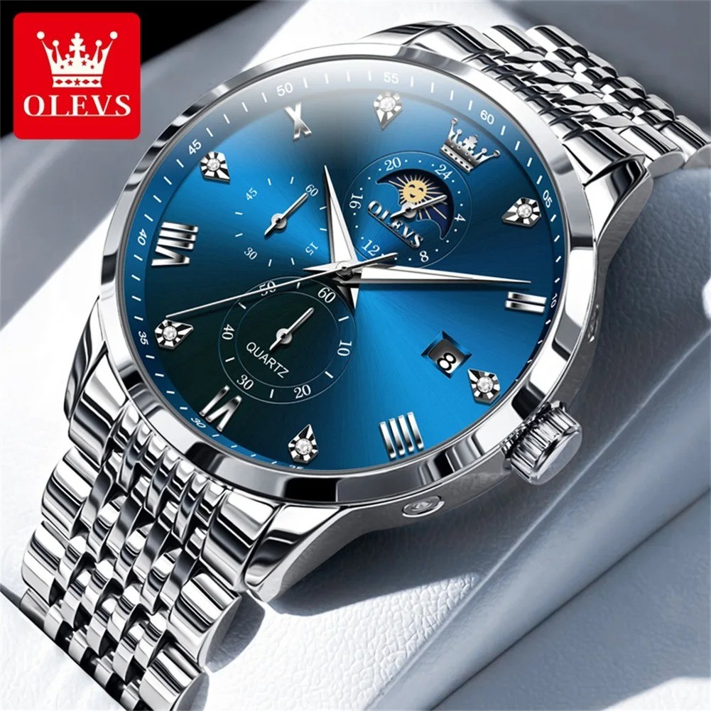 OLEVS 2925 Top Brand Men's Watches Business Fashion Original Quartz Watch
